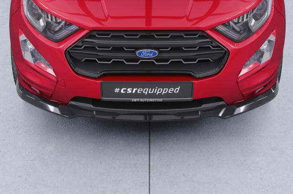 CSR Frontspoiler | Cup-Spoilerlippe mit ABE für Ford Ecosport MK2 ST-Line CSL910-L schwarz matt (Lackierung erforderlich)