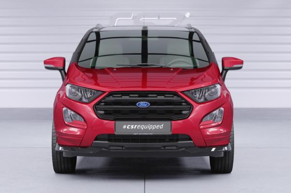 CSR Frontspoiler | Cup-Spoilerlippe mit ABE für Ford Ecosport MK2 ST-Line CSL910-L schwarz matt (Lackierung erforderlich)