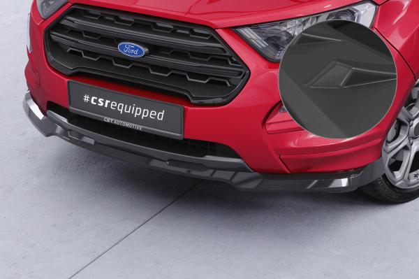 CSR Frontspoiler | Cup-Spoilerlippe mit ABE für Ford Ecosport MK2 ST-Line CSL910-L schwarz matt (Lackierung erforderlich)