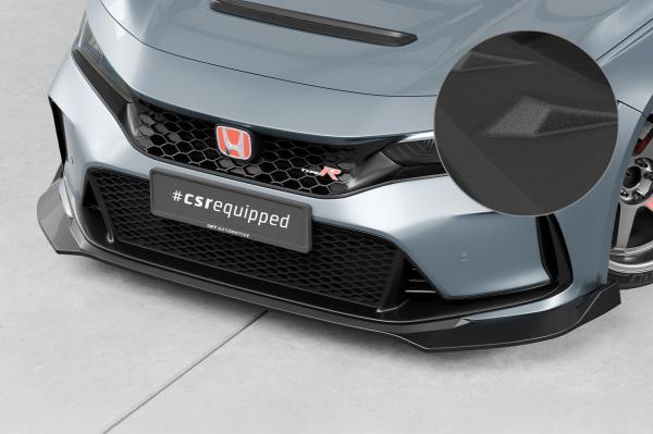 CSR Frontspoiler | Cup-Spoilerlippe mit ABE für Honda Civic (FL5) Type R CSL911-S Strukturiert schwarz matt (keine Lackierung erforderlich)