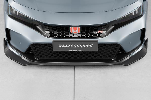 CSR Frontspoiler | Cup-Spoilerlippe mit ABE für Honda Civic (FL5) Type R CSL911-C Carbon Look glänzend (keine Lackierung erforderlich)