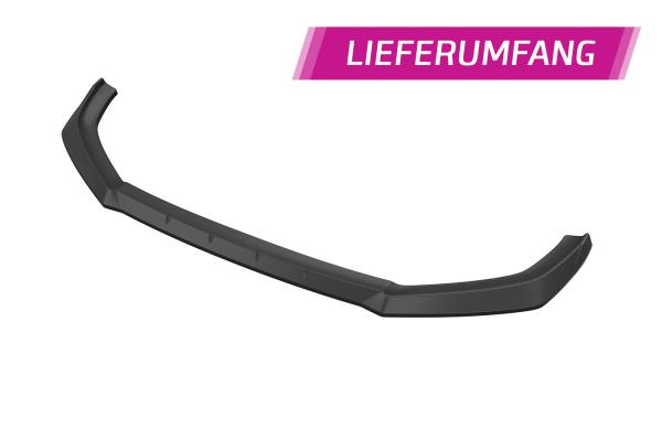 CSR Frontspoiler | Cup-Spoilerlippe mit ABE für Audi A1 (8X) S-Line CSL919-L schwarz matt (Lackierung erforderlich)