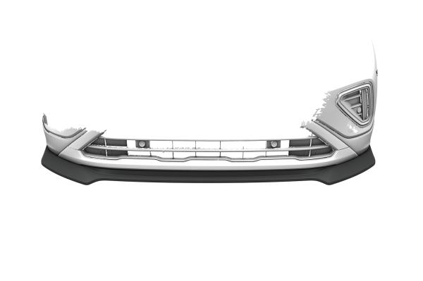 CSR Frontspoiler | Cup-Spoilerlippe mit ABE für VW T-Cross (Typ C1) CSL922-L schwarz matt (Lackierung erforderlich)