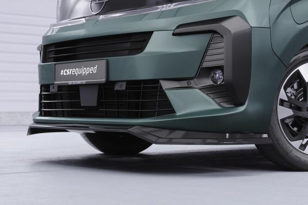 CSR Frontspoiler | Cup-Spoilerlippe mit ABE für Opel Zafira Life CSL926-L schwarz matt (Lackierung erforderlich)