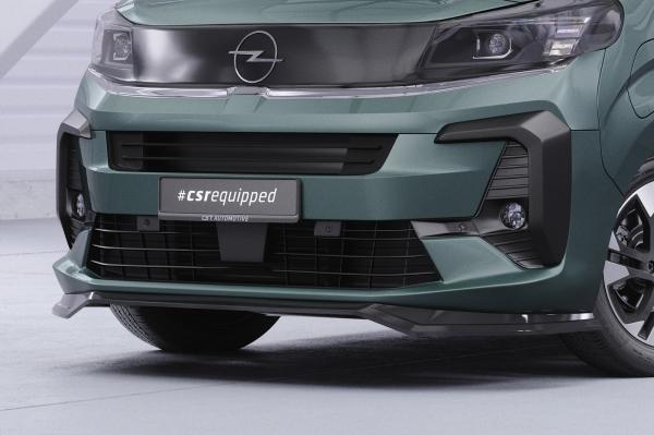 CSR Frontspoiler | Cup-Spoilerlippe mit ABE für Opel Zafira Life CSL926-L schwarz matt (Lackierung erforderlich)