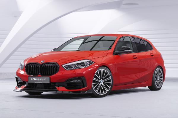 CSR Frontspoiler | Cup-Spoilerlippe mit ABE für BMW 1er F40 CSL933-L schwarz matt (Lackierung erforderlich)