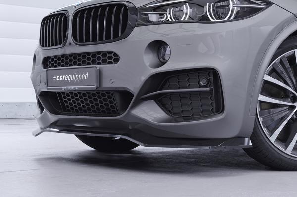 CSR Frontspoiler | Cup-Spoilerlippe mit ABE für BMW X5 (F15) M-Paket CSL934-L schwarz matt (Lackierung erforderlich)