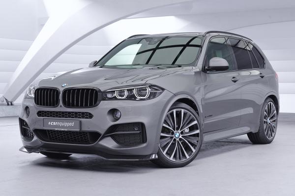CSR Frontspoiler | Cup-Spoilerlippe mit ABE für BMW X5 (F15) M-Paket CSL934-L schwarz matt (Lackierung erforderlich)