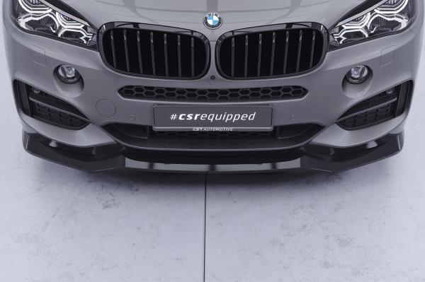 CSR Frontspoiler | Cup-Spoilerlippe mit ABE für BMW X5 (F15) M-Paket CSL934-L schwarz matt (Lackierung erforderlich)