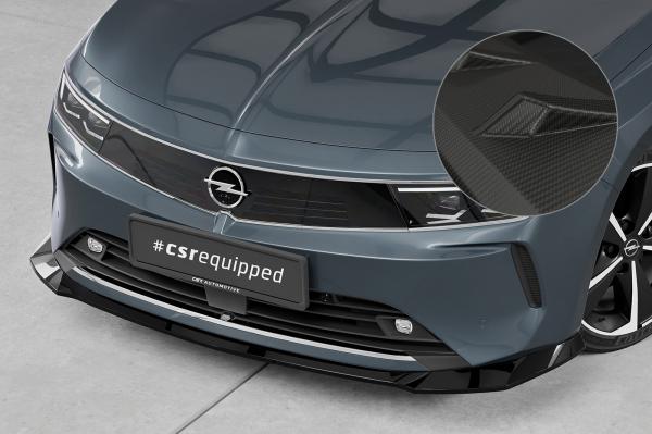 CSR Frontspoiler | Cup-Spoilerlippe mit ABE für Opel Astra L Sports Tourer CSL937-M Carbon Look matt strukturiert (keine Lackierung erforderlich)