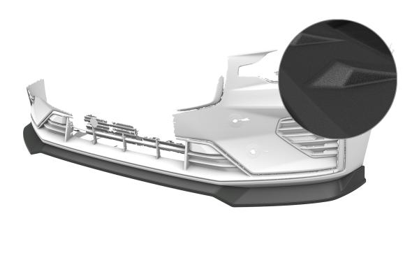CSR Frontspoiler | Cup-Spoilerlippe mit ABE für Volvo S60 (3.Gen) CSL939-S schwarz matt strukturiert (keine Lackierung erforderlich)