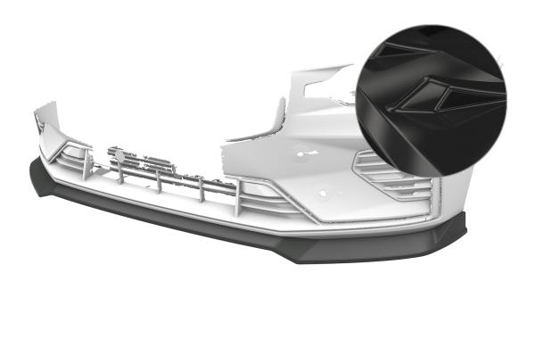 CSR Frontspoiler | Cup-Spoilerlippe mit ABE für Volvo S60 (3.Gen) CSL939-G Glossy schwarz Hochglanz (keine Lackierung erforderlich)