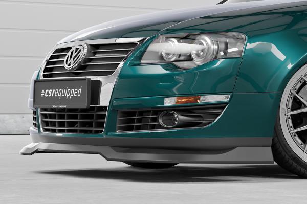 CSR Frontspoiler | Cup-Spoilerlippe mit ABE für VW Passat B6 (3C) CSL941-L schwarz matt (Lackierung erforderlich)