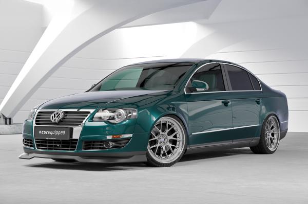 CSR Frontspoiler | Cup-Spoilerlippe mit ABE für VW Passat B6 (3C) CSL941-L schwarz matt (Lackierung erforderlich)