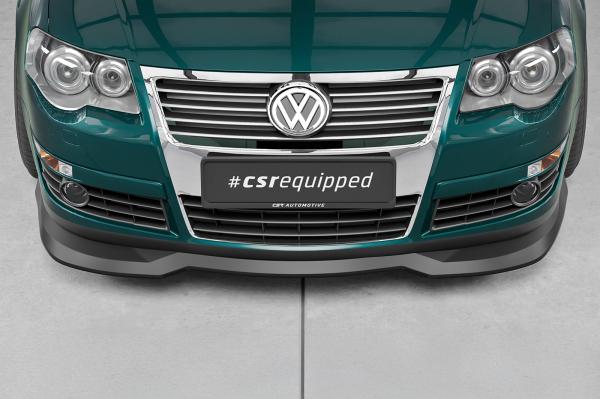 CSR Frontspoiler | Cup-Spoilerlippe mit ABE für VW Passat B6 (3C) CSL941-L schwarz matt (Lackierung erforderlich)
