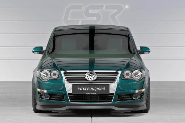 CSR Frontspoiler | Cup-Spoilerlippe mit ABE für VW Passat B6 (3C) CSL941-L schwarz matt (Lackierung erforderlich)