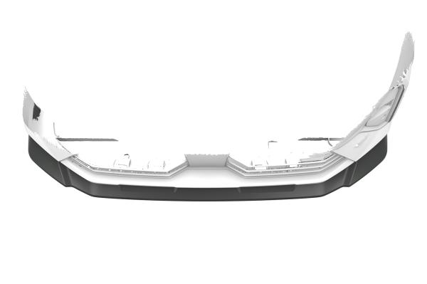 CSR Frontspoiler | Cup-Spoilerlippe mit ABE für Opel Combo E CSL943-G Glossy schwarz Hochglanz (keine Lackierung erforderlich)