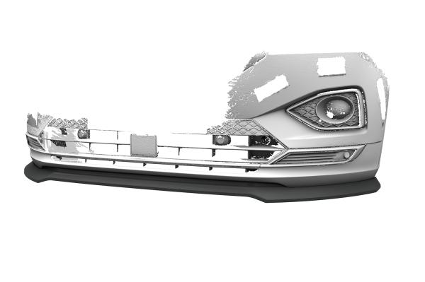 CSR Frontspoiler | Cup-Spoilerlippe mit ABE für Seat Tarraco CSL946-C Carbon Look glänzend (keine Lackierung erforderlich)