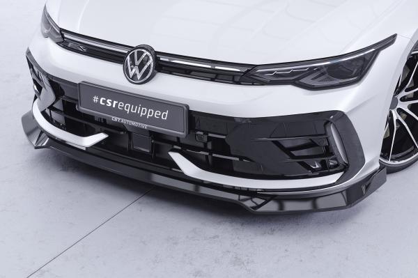 CSR Frontspoiler | Cup-Spoilerlippe mit ABE für VW Golf 8 R CSL947-K Kupfer matt (keine Lackierung erforderlich)