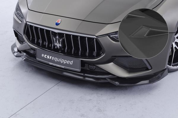 CSR Frontspoiler | Cup-Spoilerlippe mit ABE für Maserati Ghibli III (Tipo M157) CSL953-L schwarz matt (Lackierung erforderlich)