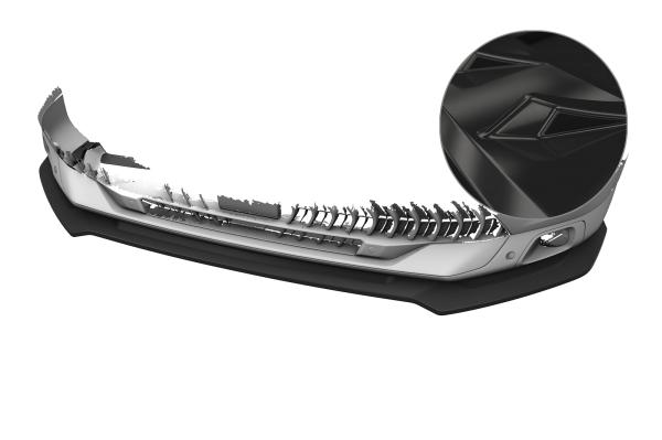 CSR Frontspoiler | Cup-Spoilerlippe mit ABE für Citroen C5 Aircross CSL958-G Glossy schwarz Hochglanz (keine Lackierung erforderlich)