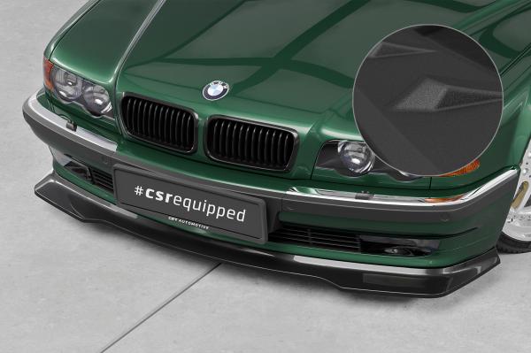 CSR Frontspoiler | Cup-Spoilerlippe mit ABE für BMW 7er (E38) CSL962-S schwarz matt strukturiert (keine Lackierung erforderlich)