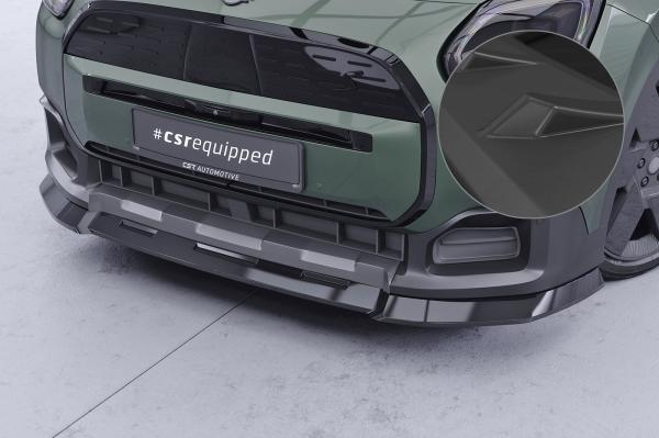 CSR Frontspoiler | Cup-Spoilerlippe mit ABE für Mini Countryman (U25) CSL969-L schwarz matt (Lackierung erforderlich)