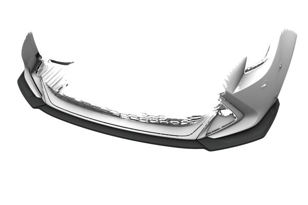 CSR Frontspoiler | Cup-Spoilerlippe mit ABE für Toyota Corolla (E210) GR Sport CSL972-L schwarz matt (Lackierung erforderlich)