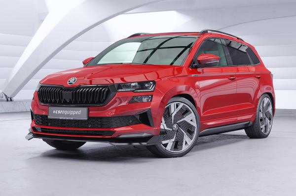 CSR Frontspoiler | Cup-Spoilerlippe mit ABE für Skoda Karoq Sportline CSL973-K Kupfer matt (keine Lackierung erforderlich)