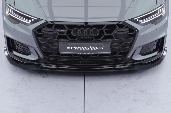 CSR Frontspoiler | Cup-Spoilerlippe mit ABE für Audi A6 / S6 C8 (Typ 4A) CSL976-M Carbon Look matt strukturiert (keine Lackierung erforderlich)