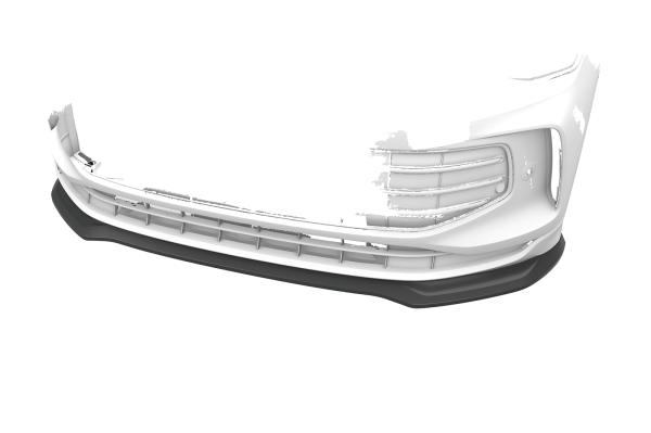 CSR Frontspoiler | Cup-Spoilerlippe mit ABE für VW Tiguan 3 CSL977-C Carbon Look Hochglanz (keine Lackierung erforderlich)