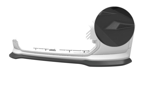 CSR Frontspoiler | Cup-Spoilerlippe mit ABE für Mini F65 / F66 / F67 CSL978-S schwarz matt strukturiert (keine Lackierung erforderlich)