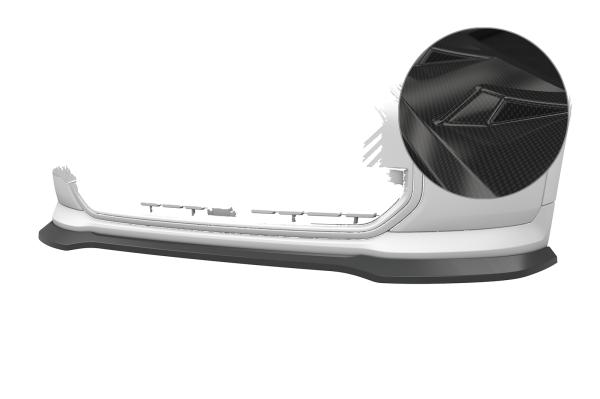 CSR Frontspoiler | Cup-Spoilerlippe mit ABE für Mini F65 / F66 / F67 CSL978-C Carbon Look Hochglanz (keine Lackierung erforderlich)