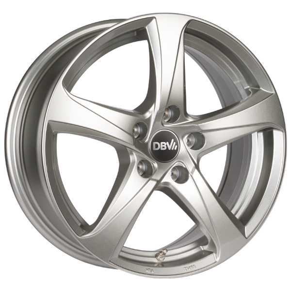 DBV Alufelge 5SP 001 shadow silber 6.5x16 ET41 5x112 Nabe 57.1mm KBA 51472