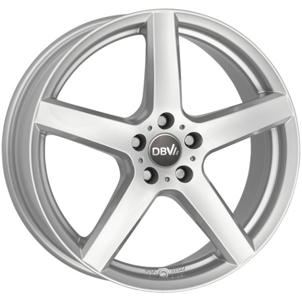 DBV Alufelge Navigio TY silber metallic 7x16 ET43 5x112 Nabe 57.1mm KBA 52971
