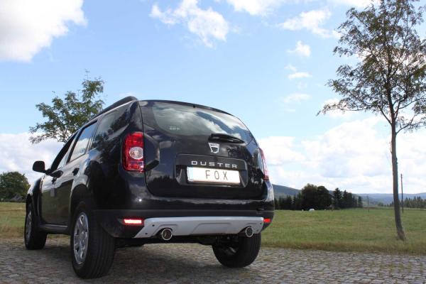 Fox passend für Dacia Duster 4x2 - Frontantrieb Endschalldämpfer rechts/links - 1x90 Typ 12 rechts/links DC030041-051