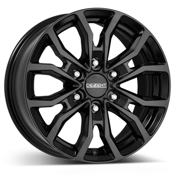 DEZENT Alufelge KC black black 7.5x18 ET45 6x130 Nabe 84.1mm KBA 54558