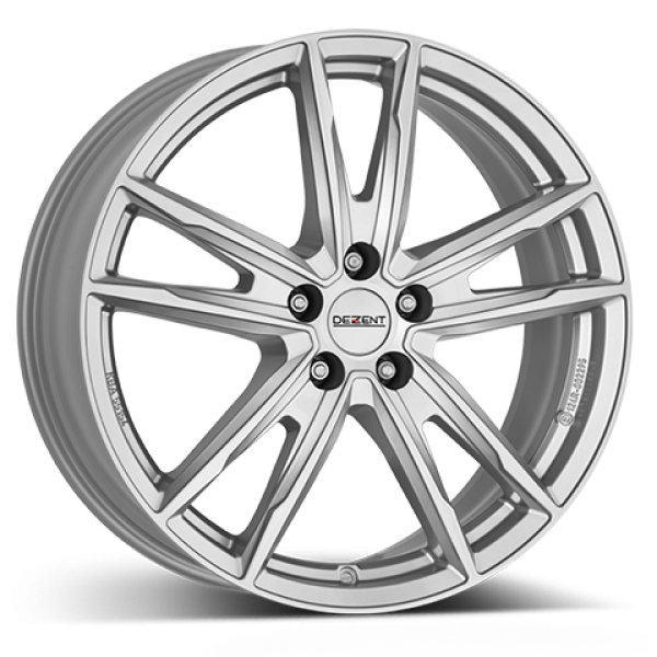 DEZENT Alufelge KF silver silver 6.5x17 ET30 5x114.3 Nabe 60.1mm KBA 55148