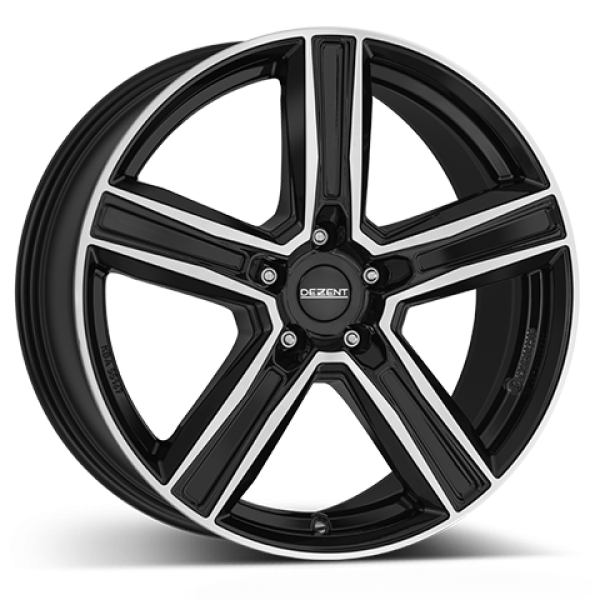 DEZENT Alufelge KG dark black/polished 7.5x17 ET30 5x112 Nabe 66.6mm KBA 55159