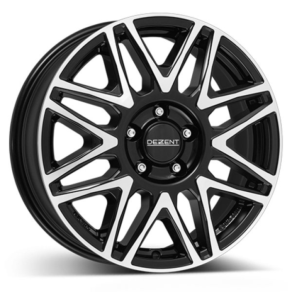 DEZENT Alufelge KH dark black/polished 7.5x18 ET45 6x130 Nabe 84.1mm KBA 55710