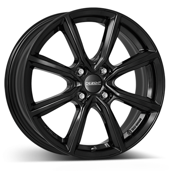 DEZENT Alufelge TN black black 7x18 ET38 4x100 Nabe 60.1mm KBA 55669