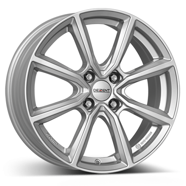 DEZENT Alufelge TN silver silver 7x18 ET27 4x108 Nabe 65.1mm KBA 55669