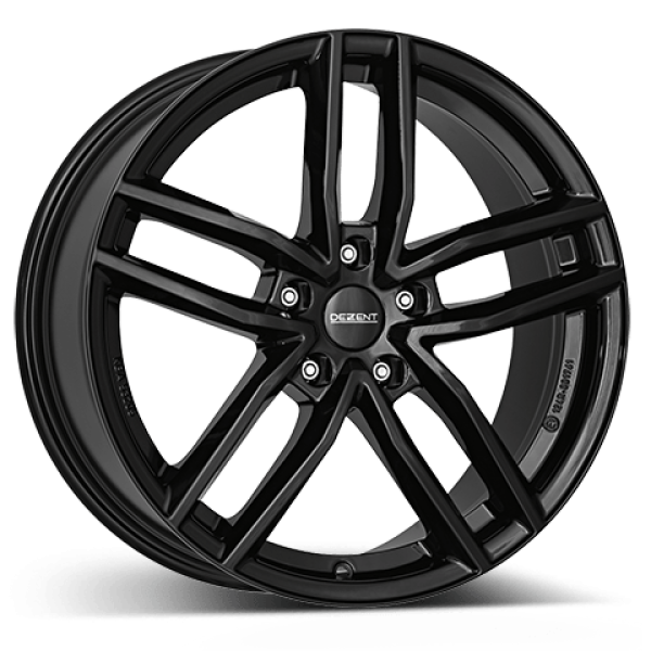 DEZENT Alufelge TR black black 9x18 ET52.5 5x112 Nabe 66.6mm KBA 53731
