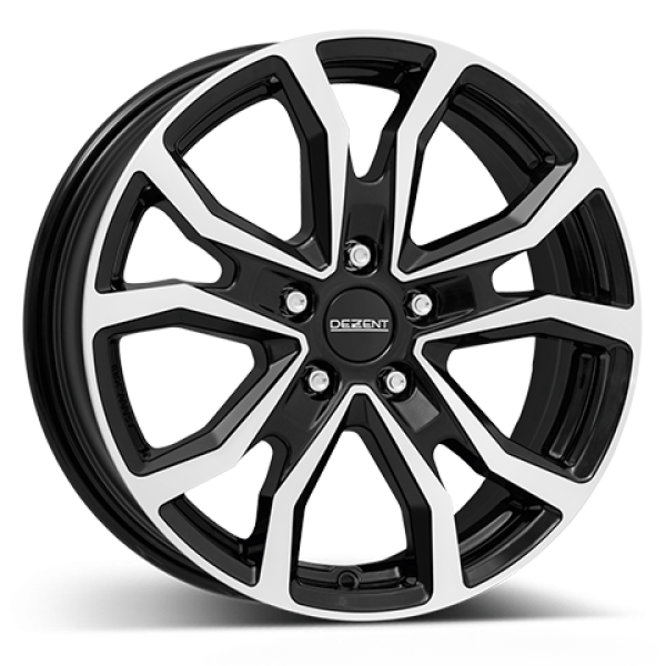 DEZENT Alufelge TV-Trailer dark black/polished 6.5x17 ET30.1 5x112 Nabe 66.6mm KBA 100057
