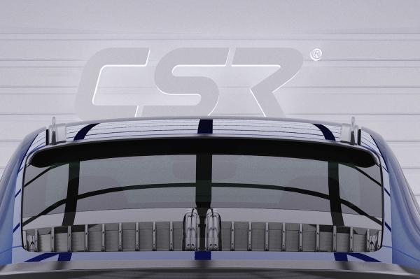 CSR Dachfinnen mit ABE für Porsche 911/991 und 911/992 DF004-G Glossy schwarz Hochglanz (keine Lackierung erforderlich)