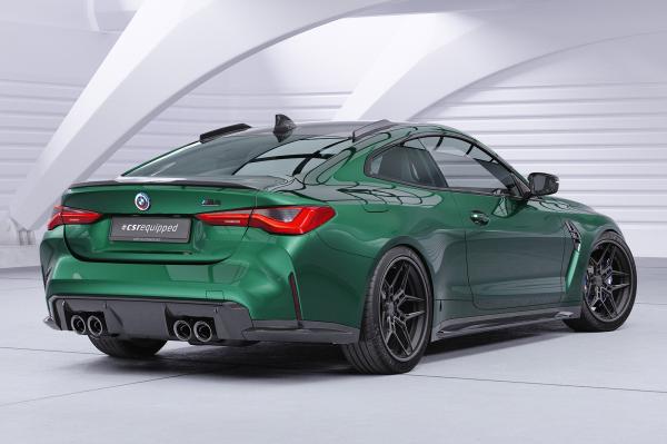 CSR Dachfinnen mit ABE für BMW 4er G22 / M4 G82 Coupe DF007-G Glossy schwarz Hochglanz (keine Lackierung erforderlich)