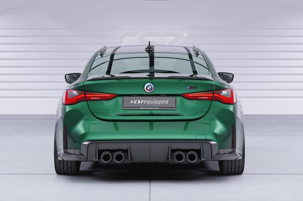 CSR Dachfinnen mit ABE für BMW 4er G22 / M4 G82 Coupe DF007-G Glossy schwarz Hochglanz (keine Lackierung erforderlich)