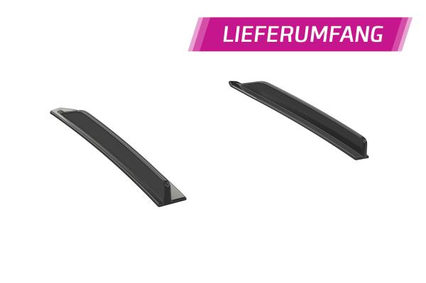 CSR Dachfinnen mit ABE für Audi A5 / S5 / RS5 (F5) Coupe DF010-G Glossy schwarz Hochglanz (keine Lackierung erforderlich)