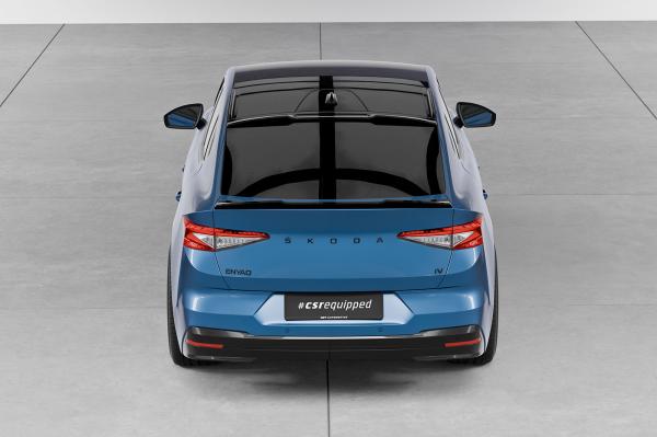 CSR Dachfinnen für Skoda Enyaq Coupe DF013-L schwarz matt (Lackierung erforderlich)