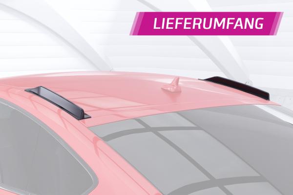 CSR Dachfinnen für Audi A5 / S5 / RS5 (8T) Sportback DF021-G Glossy schwarz Hochglanz (keine Lackierung erforderlich)